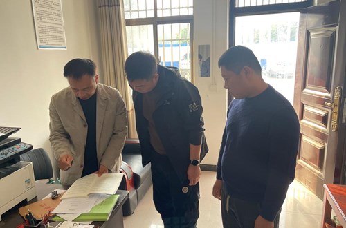 民權縣司法局深入鄉鎮指導行政處罰案卷的制作